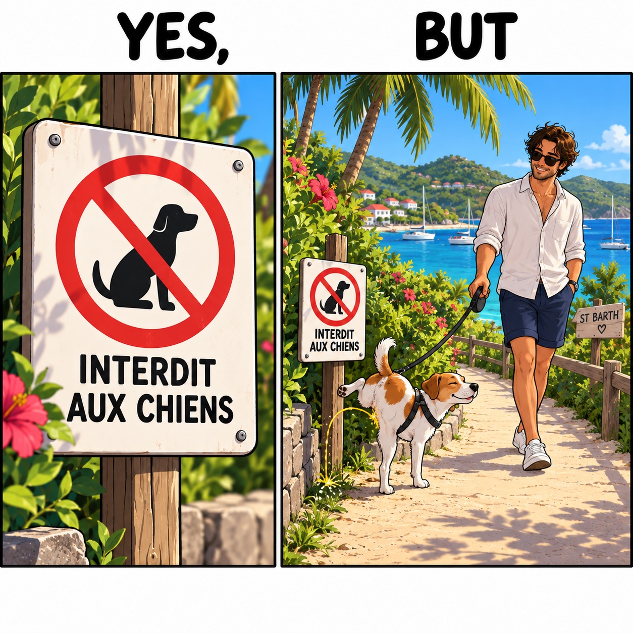 L’interdiction aux chiens… respectée à moitié