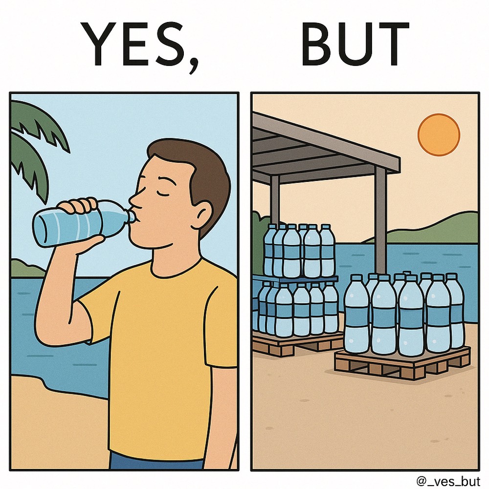 « L’eau en bouteille ?